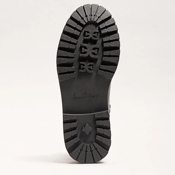 Sam Edelman Steele Knit Chelsea Black Leather Ankle Boots - Picture 5 of 9